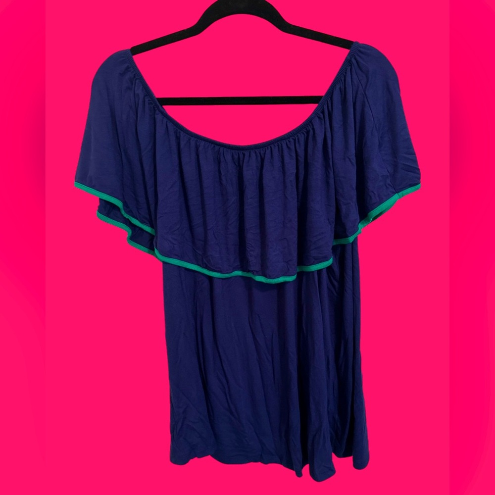 Kim & Cami Off the Shoulder Tee 1X